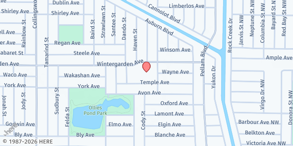 Map showing Wintergarden Presbyterian Church at 18305 WINTERGARDEN AVENUE, Port Charlotte, FL