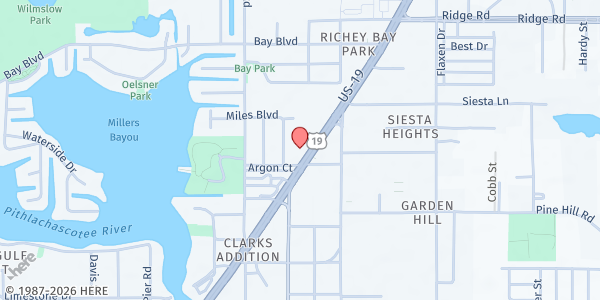 Map showing My Florida Adoptions Port Richey at 8125 U.S. 19, Port Richey, FL