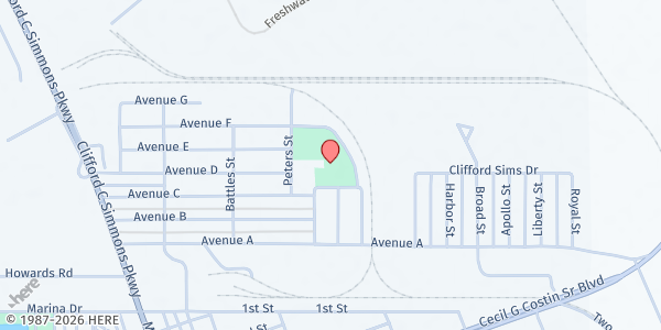 Map showing CareerSource Gulf Coast - Port Saint Joe at 401 Peters Street, Port Saint Joe, FL