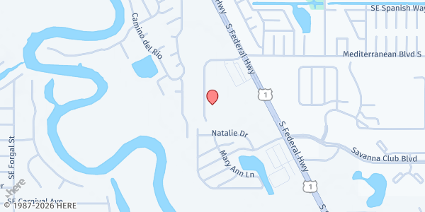 Map showing Good Samaritan Ministries at 8280 Business Park Drive, Port St. Lucie, FL