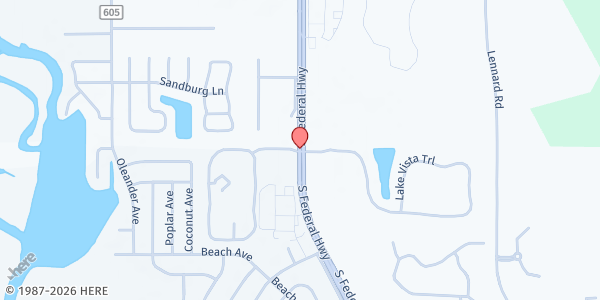 Map showing Lighthouse Baptist Church at 6731 S US Highway 1, Port St. Lucie, FL