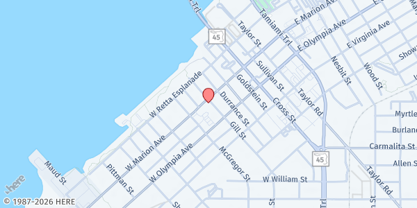 Map showing PUNTA GORDA BOUNTIFUL BLESSINGS at 507 W. Marion Ave., Punta Gorda, FL