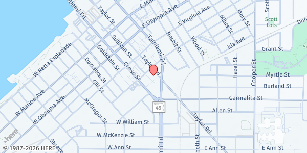 Map showing Sacred Heart Church - Punta Gorda at 211 West Charlotte Avenue, Punta Gorda, FL