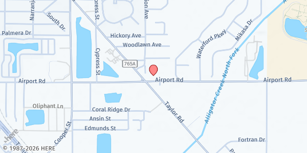 Map showing St. Vincent de Paul Society - Punta Gorda at 25200 Airport Rd., Punta Gorda, FL