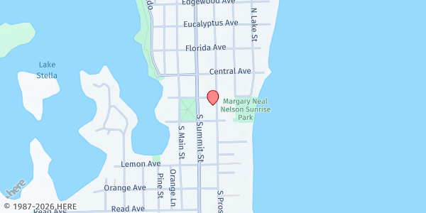 Map showing South Putnam Christian Service Center at 301 Cypress Ave, Putnam, FL