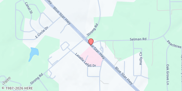 Map showing FARM SHARE, INC. - QUINCY FACILITY at 18212 Blue Star Highway, Quincy, FL