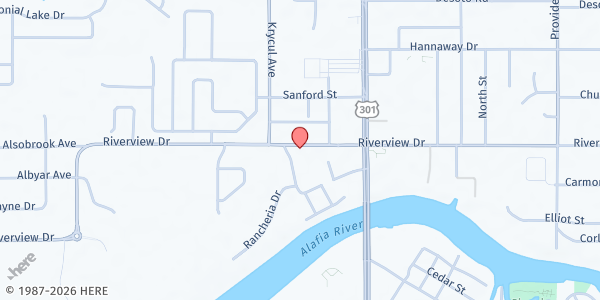 Map showing ECHO of Riverview at 10509 Riverview Drive, Riverview, FL