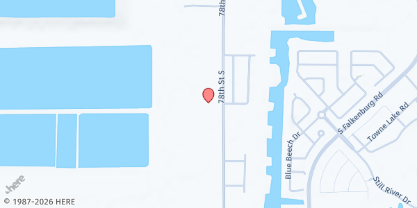 Map showing Lighthouse Gospel Mission at 7211 South 78th Street, Riverview, FL