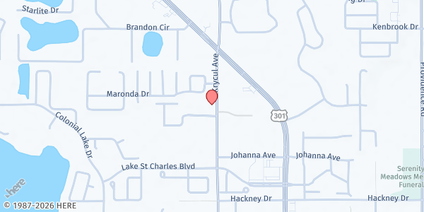 Map showing Reach City Church at 6605 Krycul Avenue, Riverview, FL