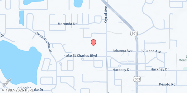 Map showing Resurrection Church - St. Anthony's Food Pantry at 6819 Krycul Avenue, Riverview, FL