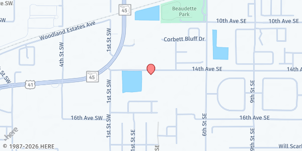 Map showing SouthShore CRC at 201 14th Ave SE, Ruskin, FL