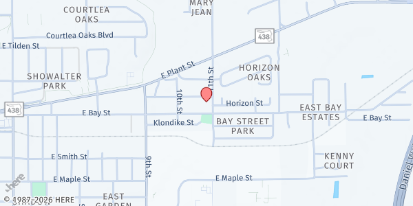 Map showing St. Paul AME Church at 330 Center Street, Sanford, FL