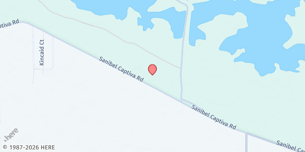 Map showing The Sanibel School at 3840 Sanibel Captiva Rd, Sanibel, FL