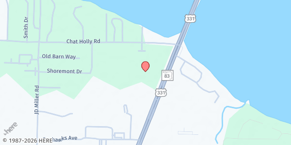 Map showing Open Door Food Pantry (Behind South Walton Church at the Bay) at 24388 US-331, Santa Rosa Beach, FL