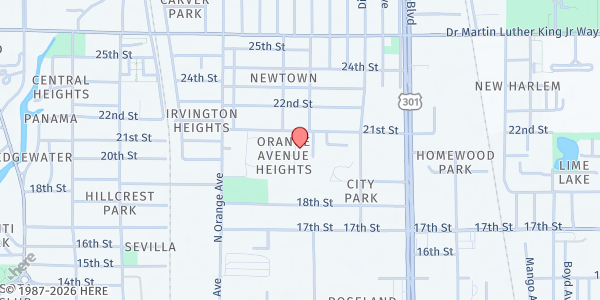 Map showing Boys & Girls Club Roy McBean at 1790 21st Street, Sarasota, FL