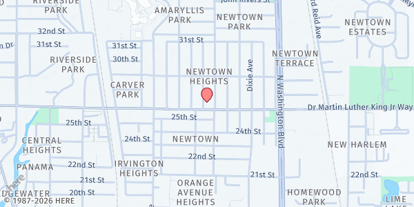 Map showing Margie's Market at 1781 Dr Martin Luther King Way, Sarasota, FL