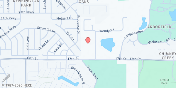 Map showing St Jude Catholic Church at 3930 17th St., Sarasota, FL