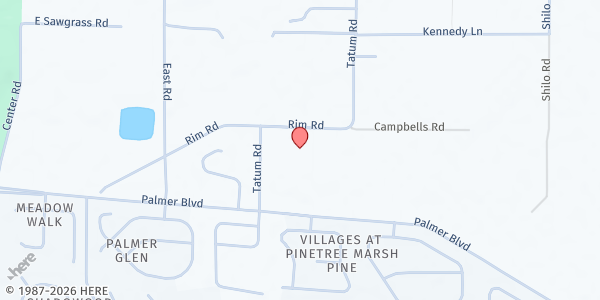 Map showing Tatum Ridge Elementary School at 4100 Tatum Road, Sarasota, FL