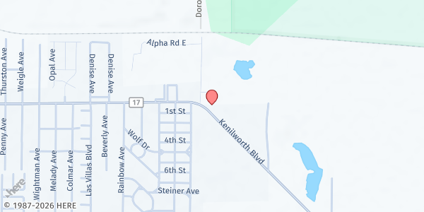Map showing Place of Closing the Gap at 4708 Kenilworth Blvd, Sebring, FL