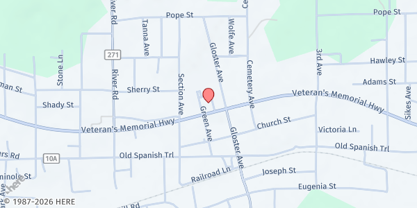 Map showing Restoration Network LLC/Mt. Moriah at 8012 Highway 90, Sneads, FL