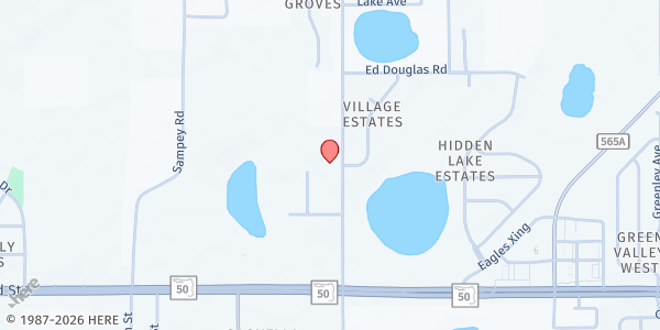 Map showing Faith Neighborhood Center at 14727 Timber Village Rd, South Lake, FL