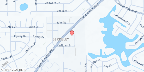 Map showing Crescent Community Clinic at 5244 Commercial Way, Spring Hill, FL