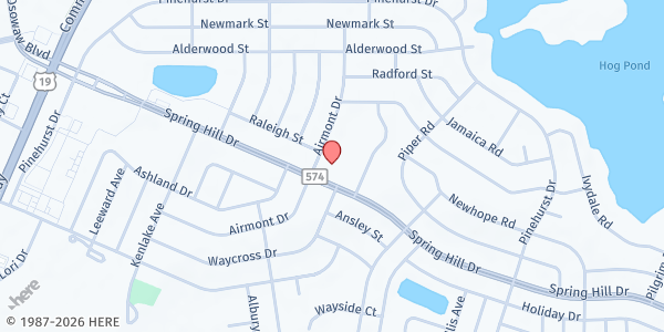 Map showing Holy Cross Lutheran at 6193 Spring Hill Dr., Spring Hill, FL