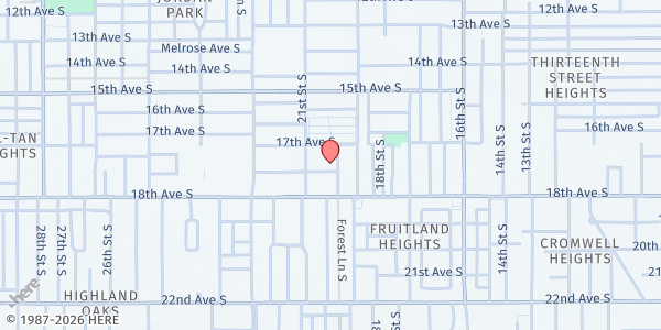 Map showing Our Brothers Keeper at 2011 Queensboro Avenue South, St. Petersburg, FL
