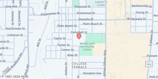 Map showing Bond Elementary at 2204 Saxon St, Tallahassee, FL