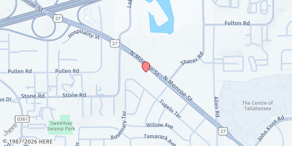 Map showing Good Samaritan Network at 2706 N Monroe St, Tallahassee, FL