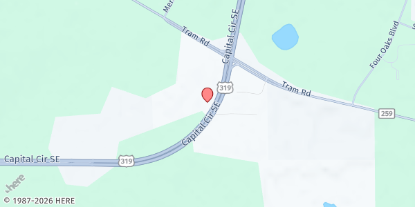 Map showing Imitators of God at 4750 Capital Circle SE, Tallahassee, FL