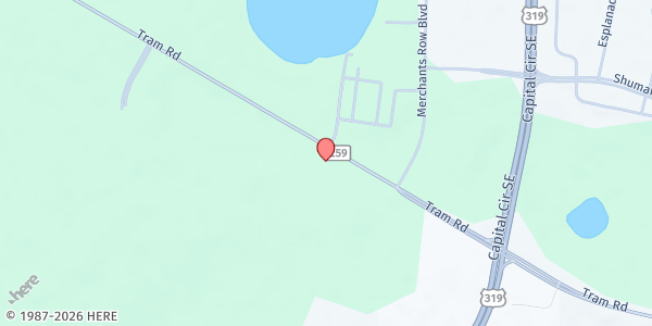 Map showing Mt. Pisgah AME Church at 2009 Tram Road, Tallahassee, FL