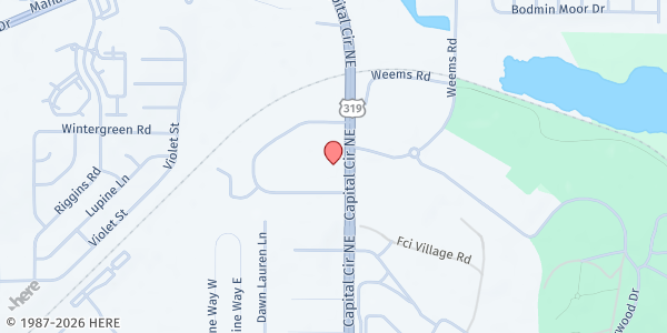 Map showing Serve Tallahassee/Element 3 at 1184 Capital Circle NE Suite E, Tallahassee, FL