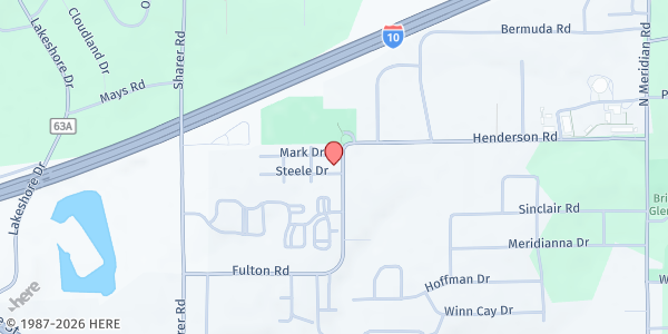 Map showing Tallahassee Housing Authority (Grady Road) at 2940 Grady Road, Tallahassee, FL