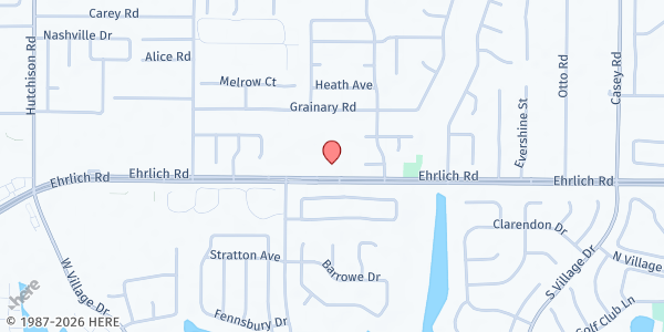 Map showing Bible Based Fellowship - Tampa at 4811 Ehrlich Road, Tampa, FL