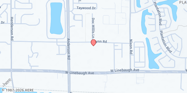 Map showing Extraordinary Life Church at 5808 Lynn Rd., Tampa, FL