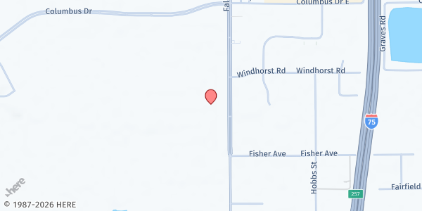 Map showing INMATE TREATMENT & INTERVENTION SERVICES - Tampa at 520 North Falkenburg Road, Tampa, FL