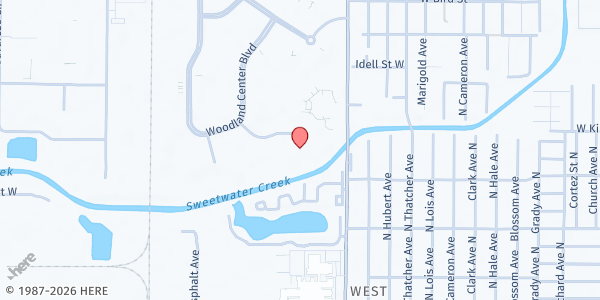 Map showing InnovAge Distribution Site at 4520 Seedling Cir, Tampa, FL
