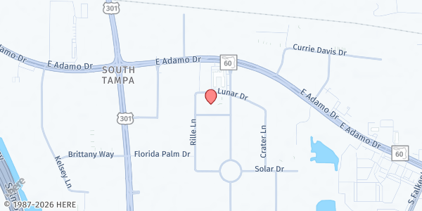 Map showing Missions For Christ Ministries - Bay Plaza at 9270 Bay Plaza Blvd. #600, Tampa, FL
