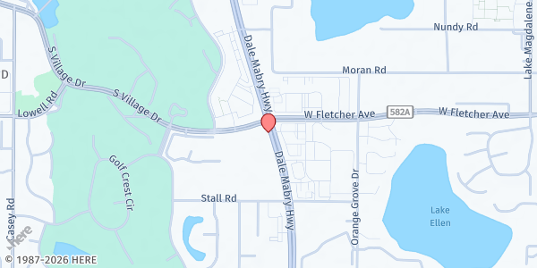 Map showing Tampa Family Care Counseling - North Dale Mabry at 13018 North Dale Mabry Highway, Tampa, FL