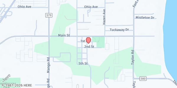 Map showing Cowboys For Christ at 10625 First Street, Thonotosassa, FL