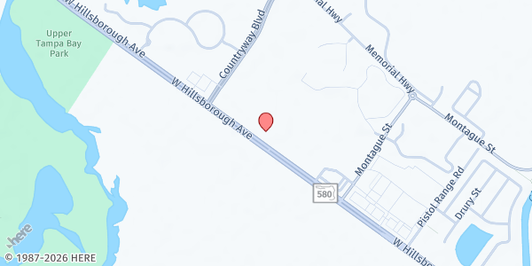 Map showing Tampa Family Health Center - Hillsborough Avenue at 12085 West Hillsborough Avenue, Town N Country Alliance, FL