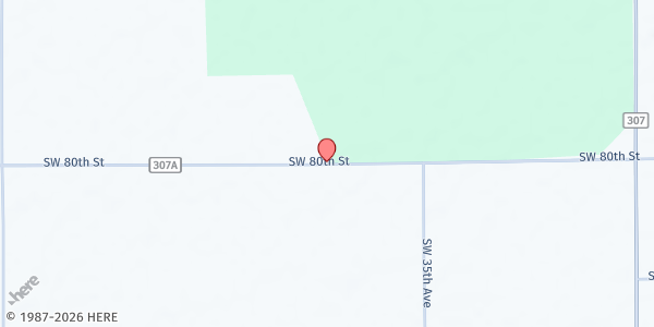 Map showing Grace Ministry of Florida at 1439 CR 307A, Trenton, FL