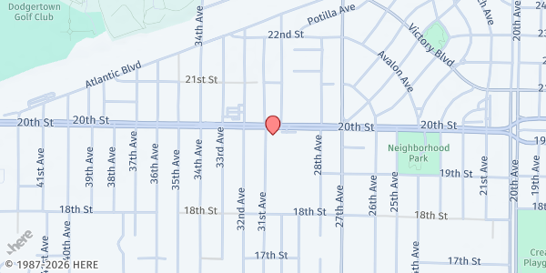 Map showing Womens Care Center of IRC at 1986 31st Avenue, Suite 100, Vero Beach, FL