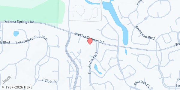 Map showing Wekiva Food Pantry at 3801 Wekiva Springs Road, Wekiva Springs, FL