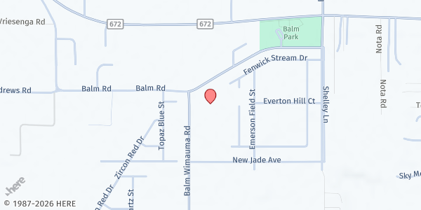 Map showing Good Samaritan Mission at 14920 Balm Wimauma Road, Wimauma, FL