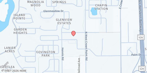Map showing Central Florida Diaper Bank at 1041 Crown Park Cir., Winter Garden, FL