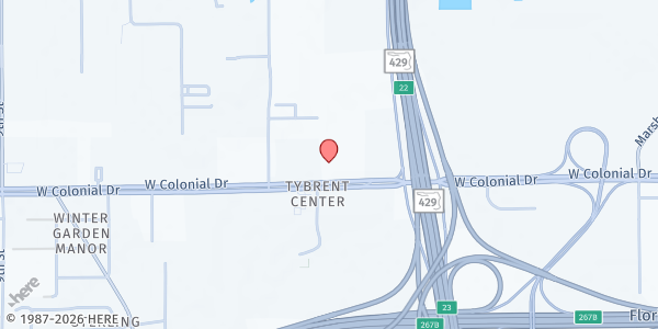 Map showing Kingdom Culture Church at 12201 W Colonial Drive, Winter Garden, FL