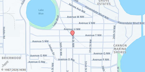 Map showing Family Emergency Services - Winter Haven at 320 Ave. T NW, Winter Haven, FL