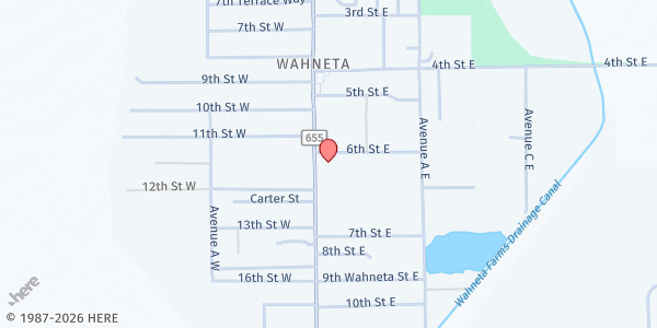 Map showing FBC Wahneta at 3469 S. Rifle Range Rd., Winter Haven, FL